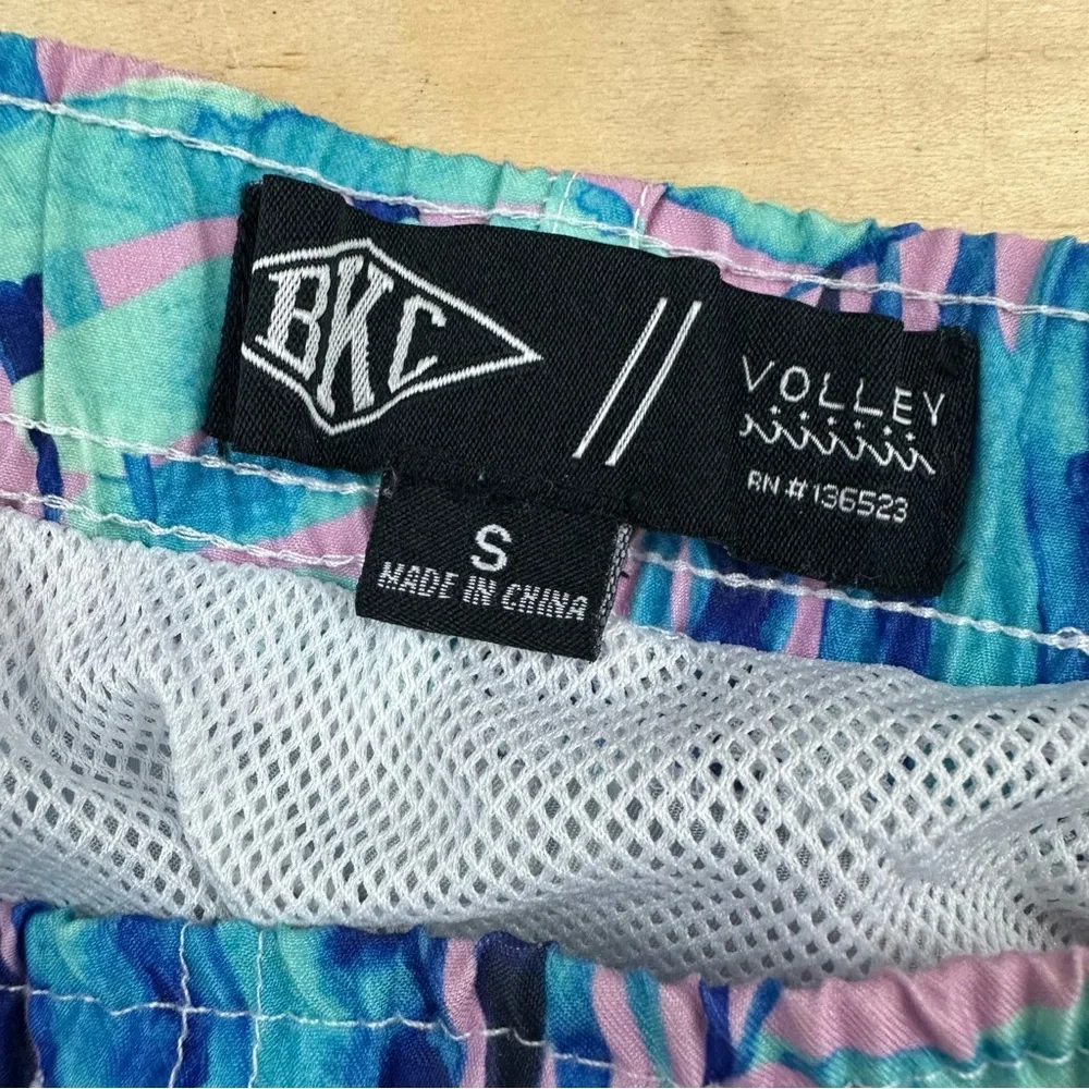 Tropical Print Men's Swim Shorts
